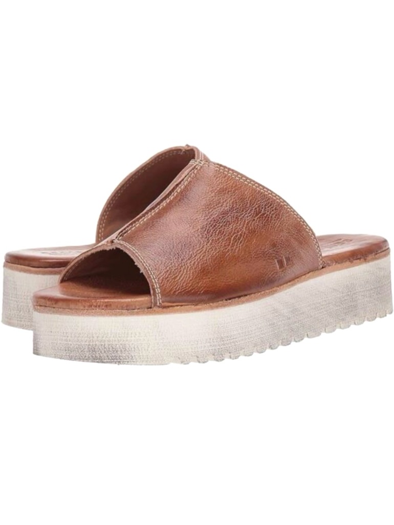New Bed Stu Fairlee Ll Women’s Sandals Tan Rustic Size 7